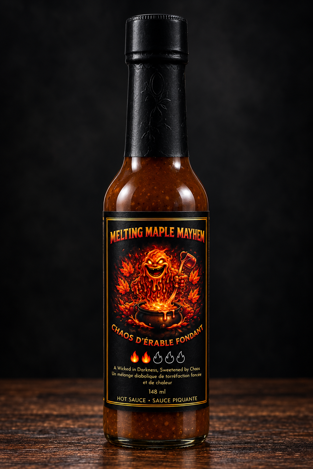 Melting Maple Mayhem bottle