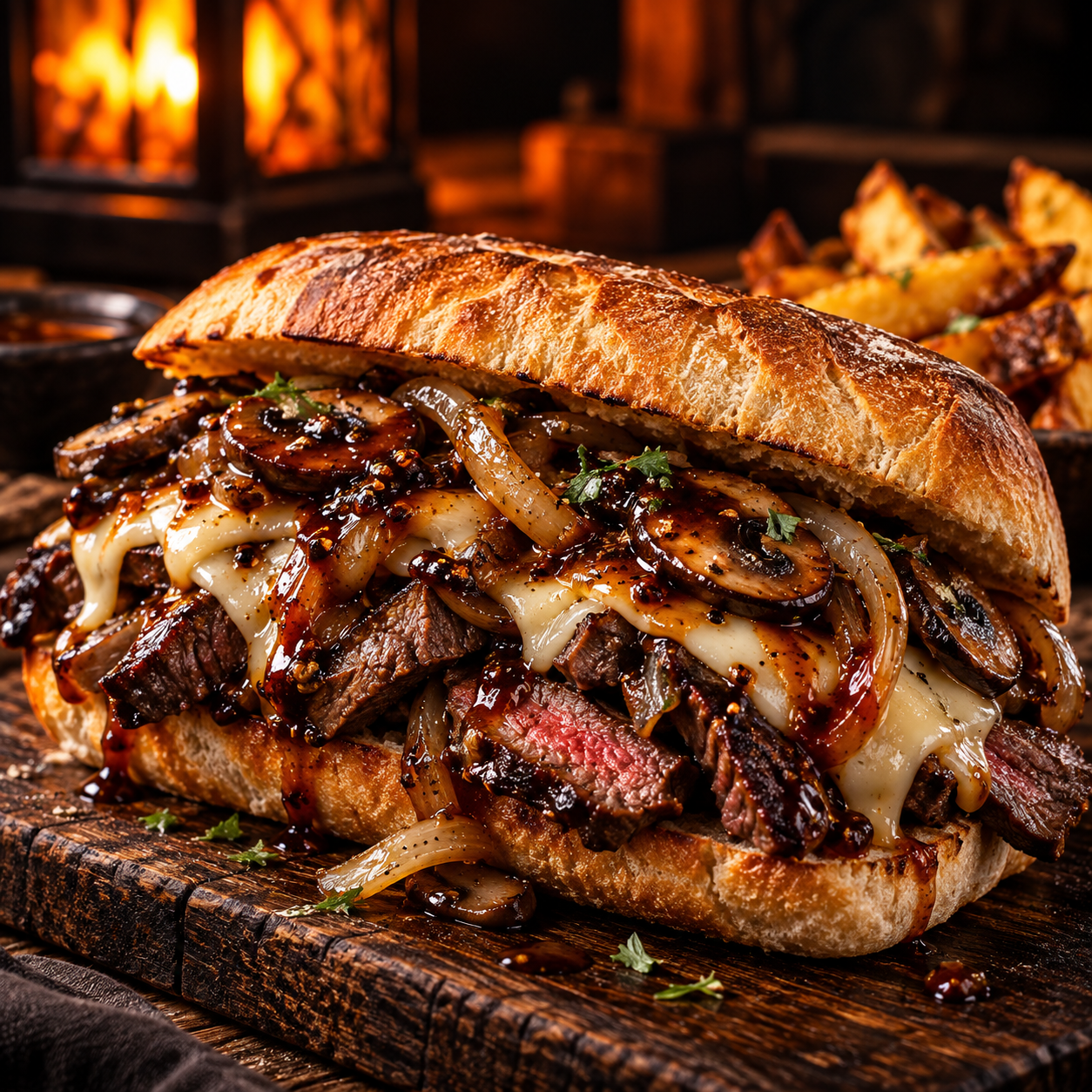 Coffee Inferno Steak Sandwich