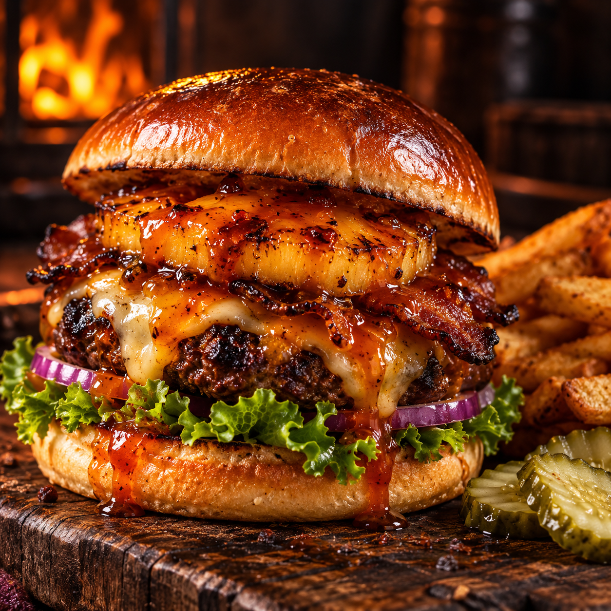 Pineapple Ember Burger
