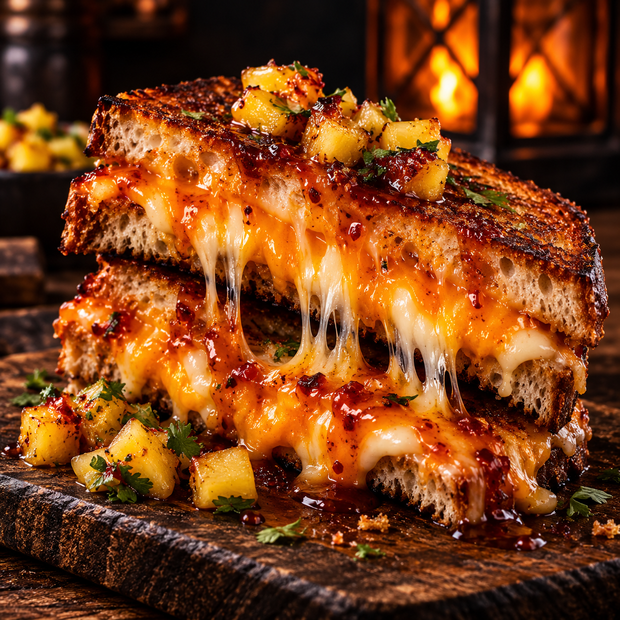 Pineapple Ember Grilled Cheese