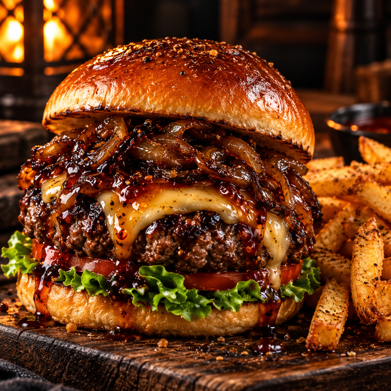 Roasted Coffee Inferno Burger